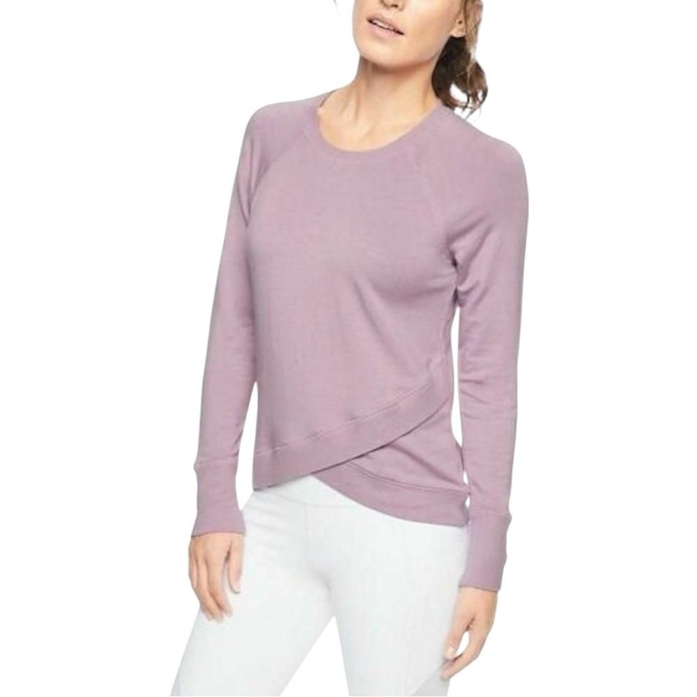 Athleta Sweatshirt Purple/Pink Large